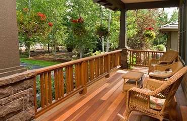 Cedar Decking in Hawthorne