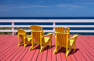 Redwood Decking in Hawthorne