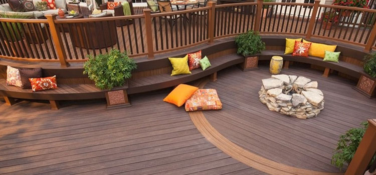 Gray TREX Decking in Hawthorne, CA